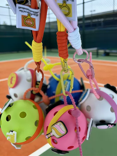 Trendy and Fashionable Pickleball Bag Charms, Tennis Bag Decorations, Factory Direct Dropshipping