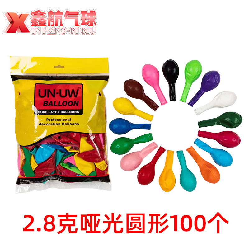 Globos de látex mate 12" – Decoración para bodas y fiestas – Venta al por mayor