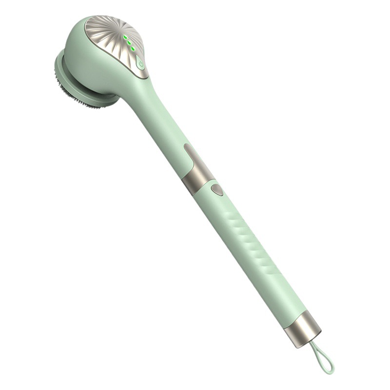 Cepillo de baño eléctrico impermeable multifuncional mango largo cepillo de baño de silicona cepillo de baño automático cepillo de espalda cepillo de baño reemplazo de cabello
