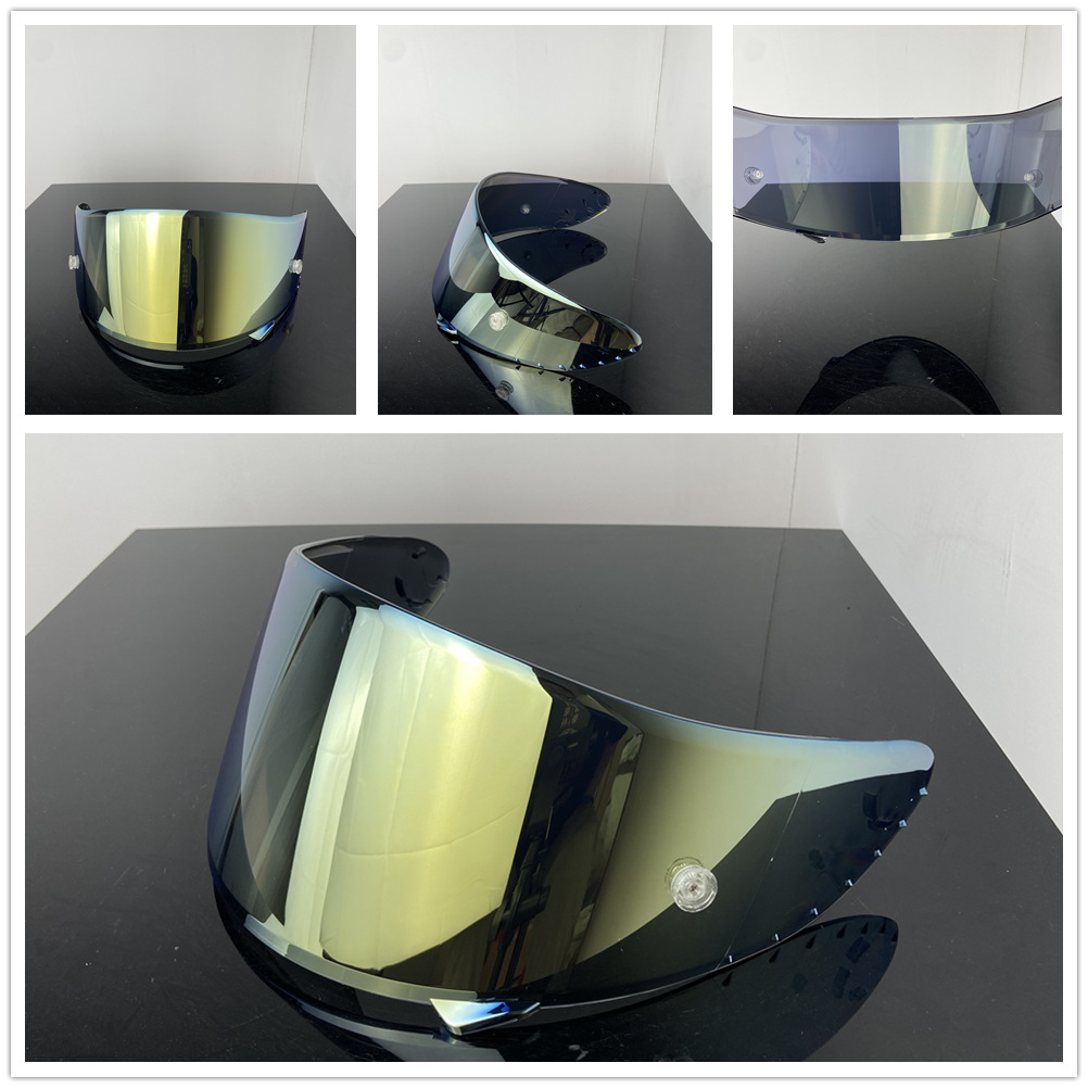 X14 Large Nail Buckle Helmet Lens Suitable for Z7 Nxr Rf1200 Xspirit Electroplated Helmet Mirror
