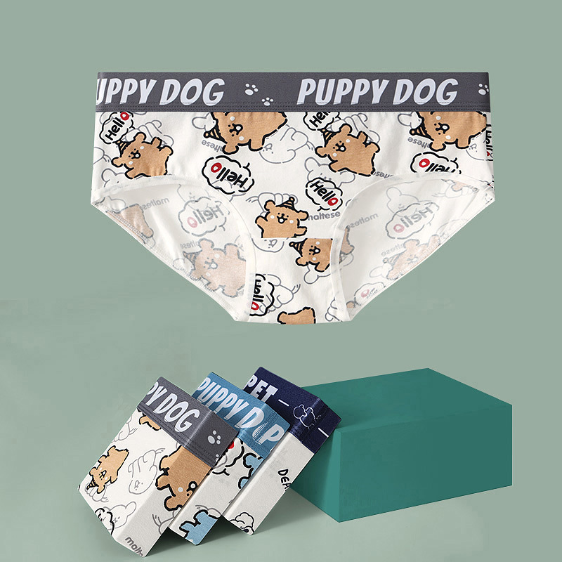 Women's Briefs Cotton Cartoon Print Women's Shorts Sports Breathable Pants 2025 New