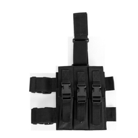 Superviviente al aire libre - MP5 Pierna 3 bolsas de clip de bala MOLLE sistema multifuncional bolsas de colgante bolsas de piernas combinadas