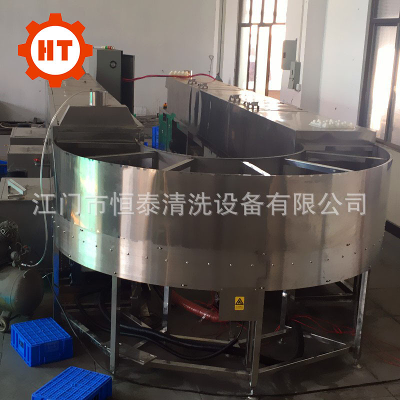 江门恒泰工厂高压喷淋清洗设备 U型清洗机 不锈钢水盘水槽除尘污