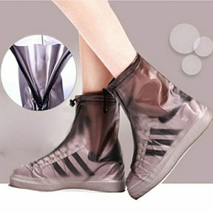 Waterproof Shoe Cover Pvc Non-Slip Thickened Wear-Resistant Silicone Repeated Use for Children Adults Children Adults Neutral
