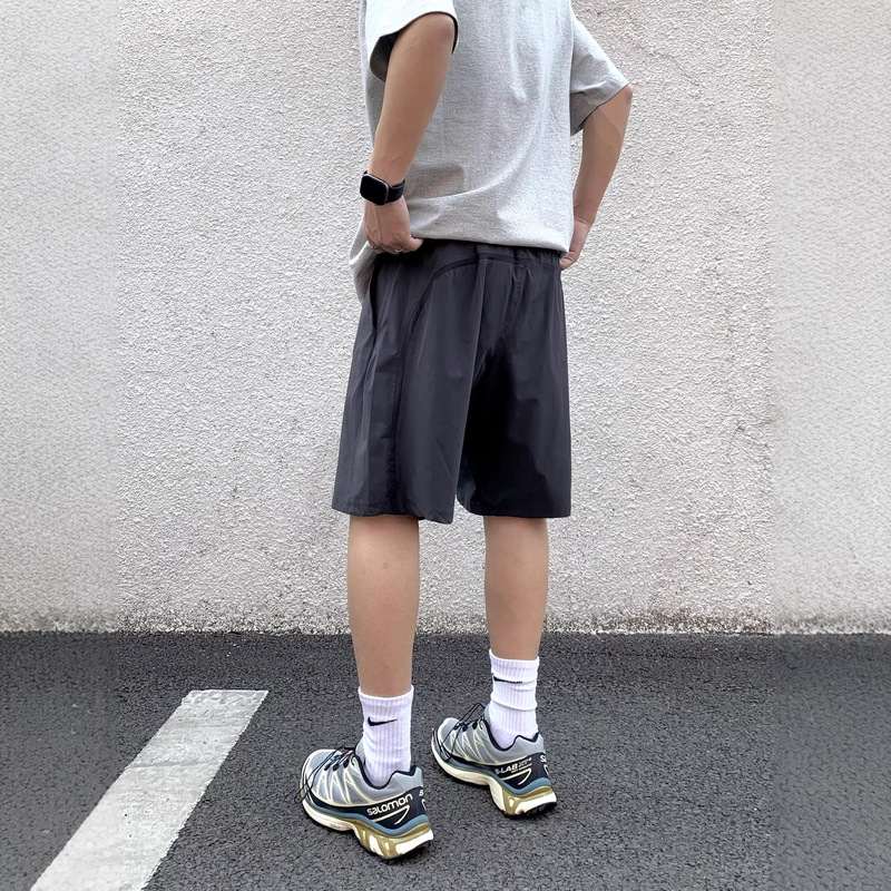 Lulu Same Style Upf100+ Original Yarn Sun Protection Quick-Drying Shorts Casual Sports Running Fitness Shorts for Men and Women