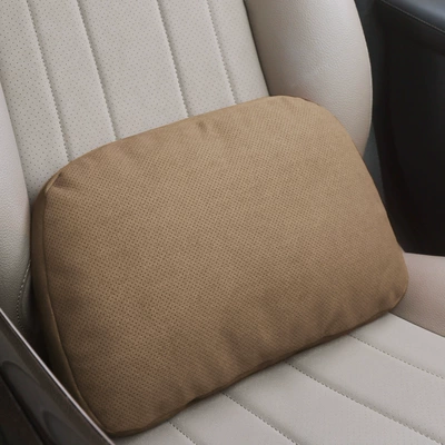 Headrest | Support Cushion - perforated-chestnut-brown-lumbar-support