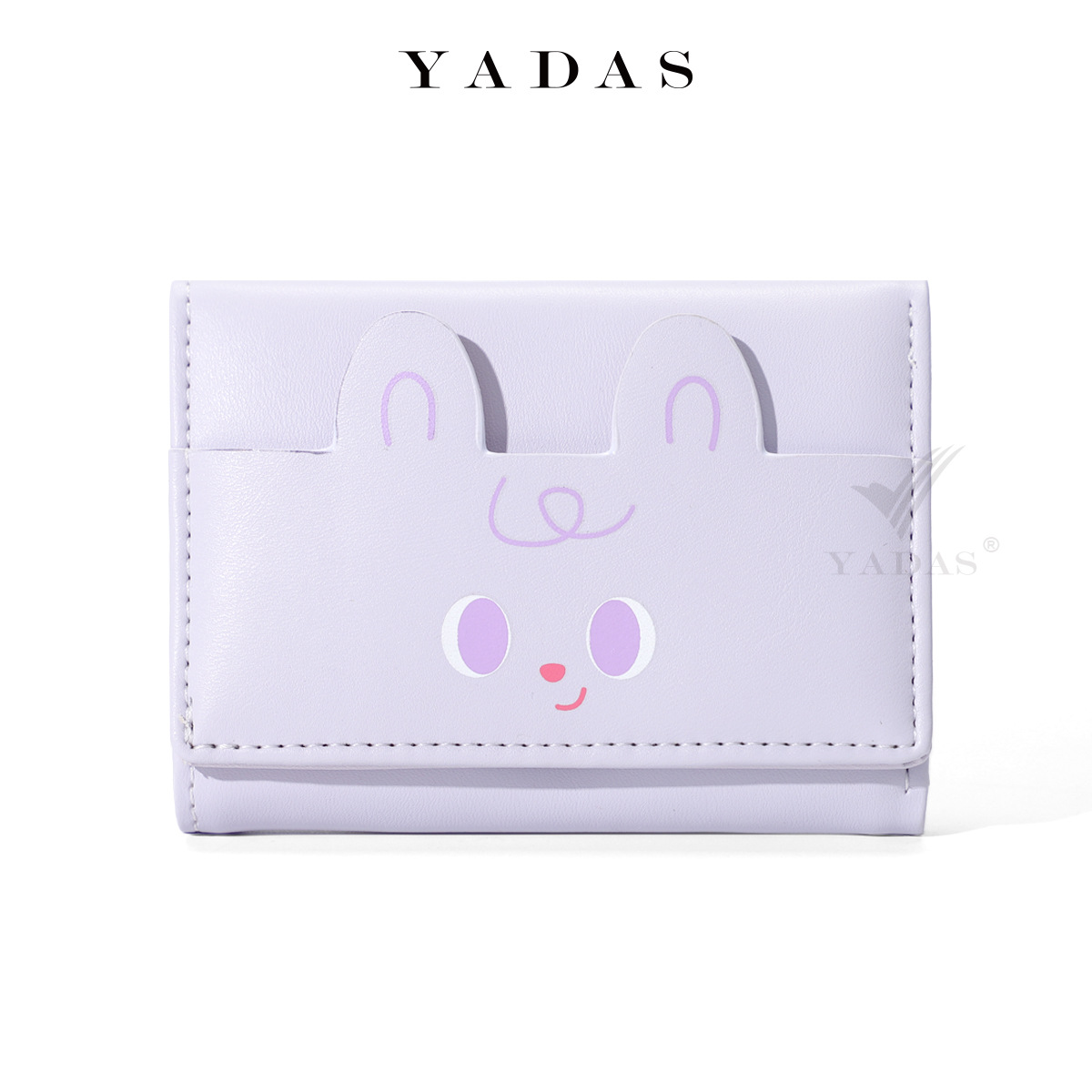 Cartera japonesa simple para mujer, delgada, pequeña, plegable, billetera para estudiantes, nueva y linda tarjeta de nicho