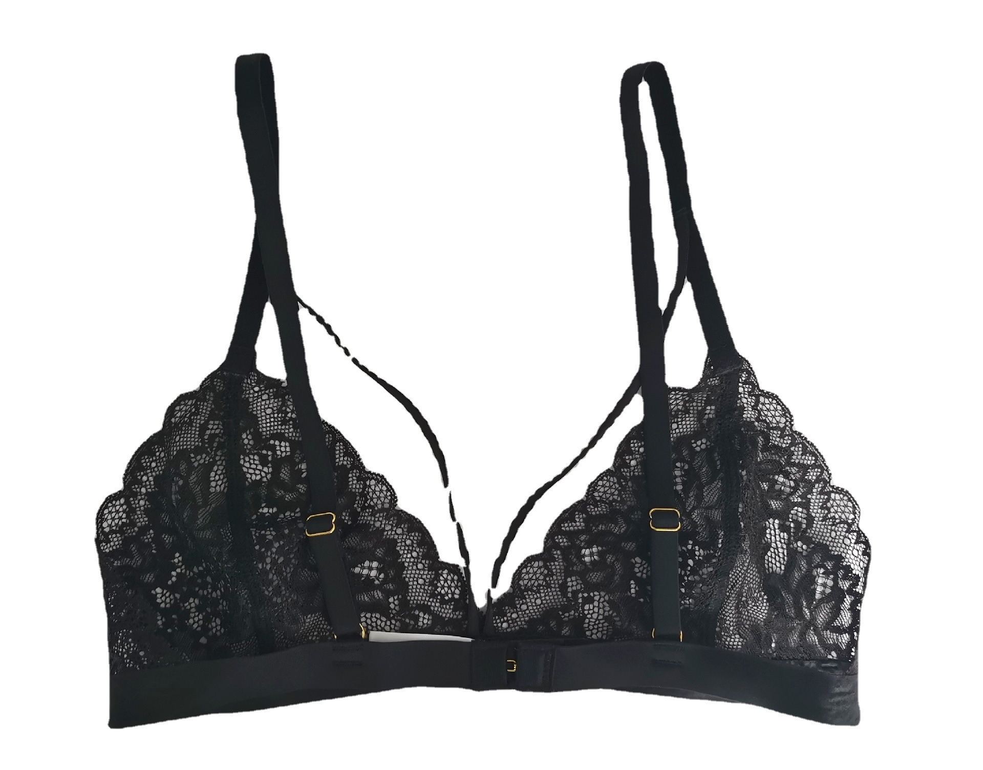 蕾絲內(nèi)衣鏤空透視性感文胸薄款bras無鋼圈法式內(nèi)衣女批發(fā)定制外貿(mào)