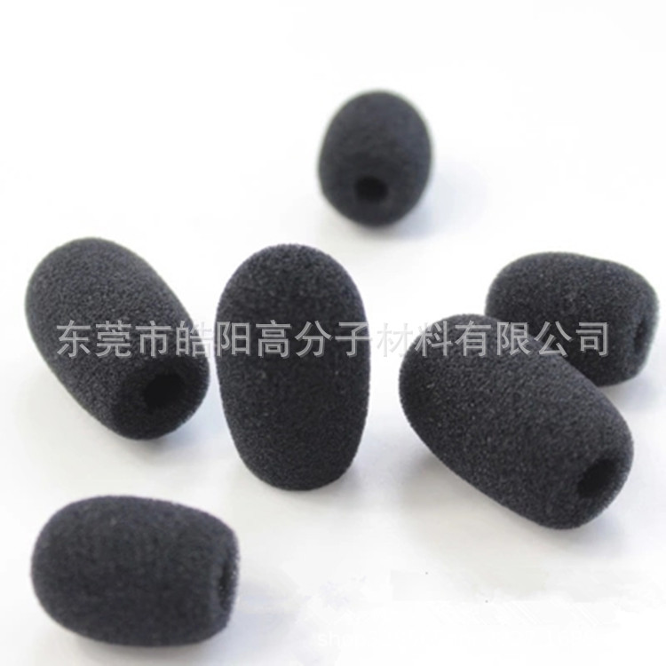 定制各种尺寸小麦克风咪棉套 耳麦防风套 扩音器咪棉罩双拼耳机棉