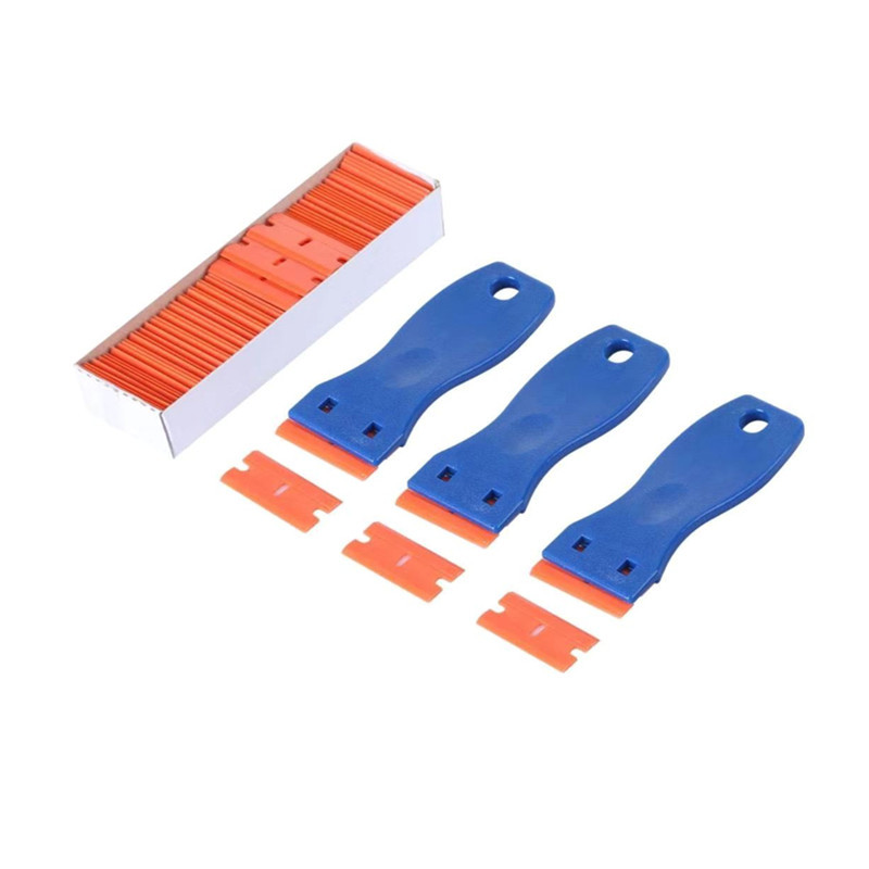 손잡이 3개와 칼날 상자 1개