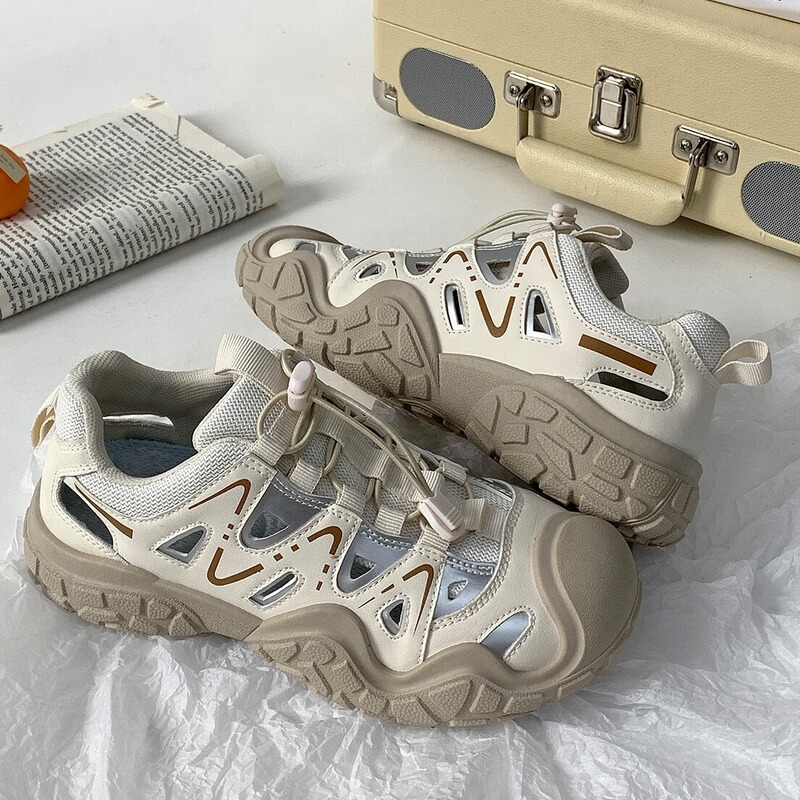 Fashionable Outdoor Hollow-Out Casual Shoes for Women, 2026 Summer New Style, Quirky Shoes, Running Sneakers, Hiking Shoes, Dad Shoes