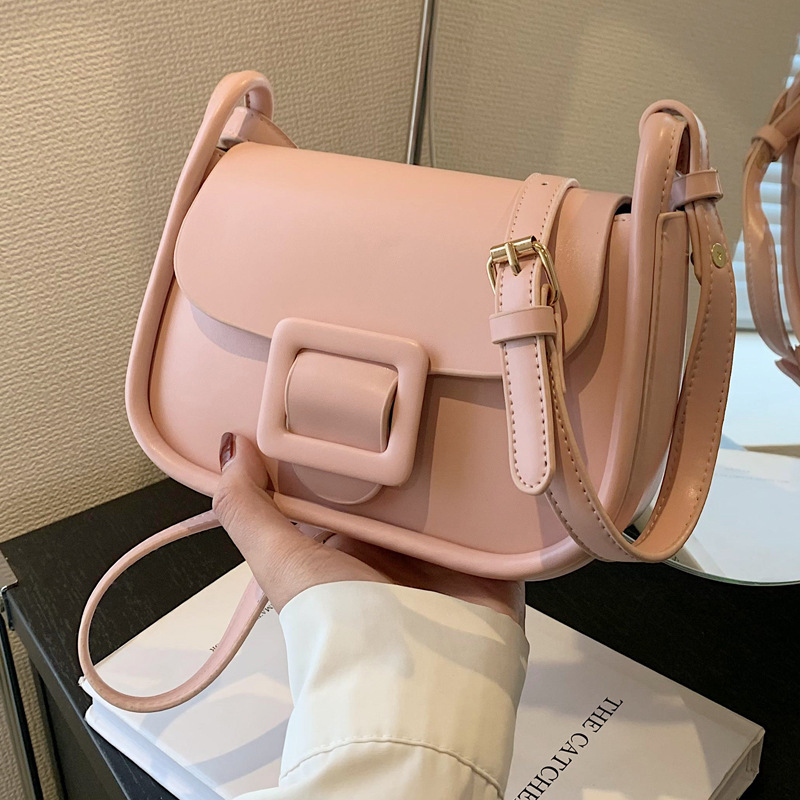 Bu Yılın Popüler Çantası Kadın Yeni 2023 Üst düzey Düz Renk Doku Niş omuz çantası tüm uyumlu Messenger küçük kare çanta_voghion.com