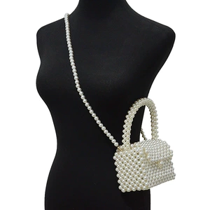 New Fashion Pearl Women Bag with Pearl Decoration for Spring and Summer