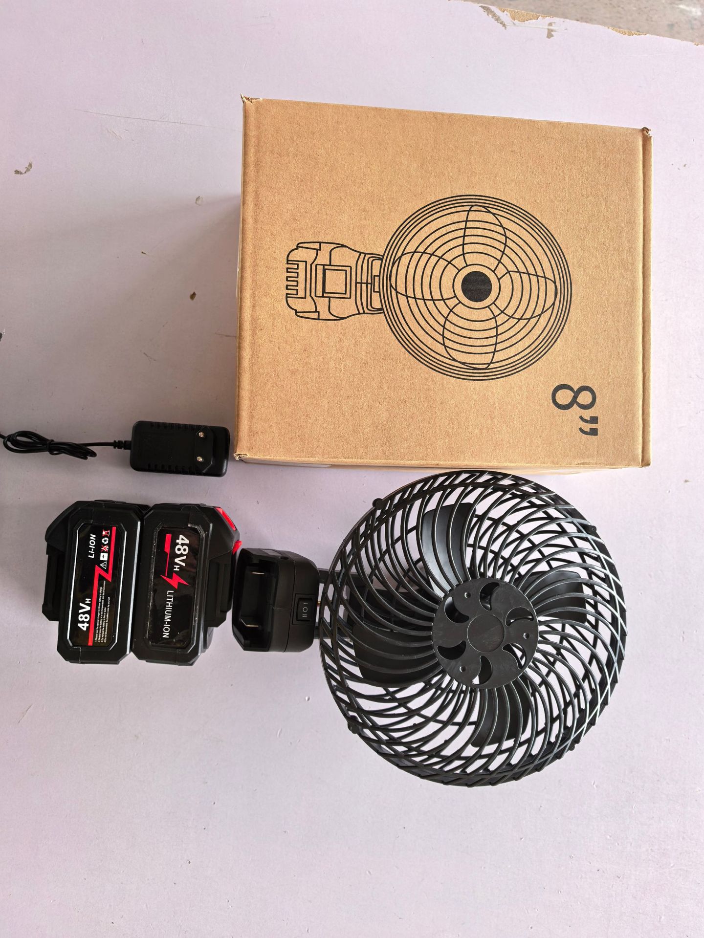 Ventilador de Escritorio Inalámbrico Recargable, para Camping y Exteriores image 22