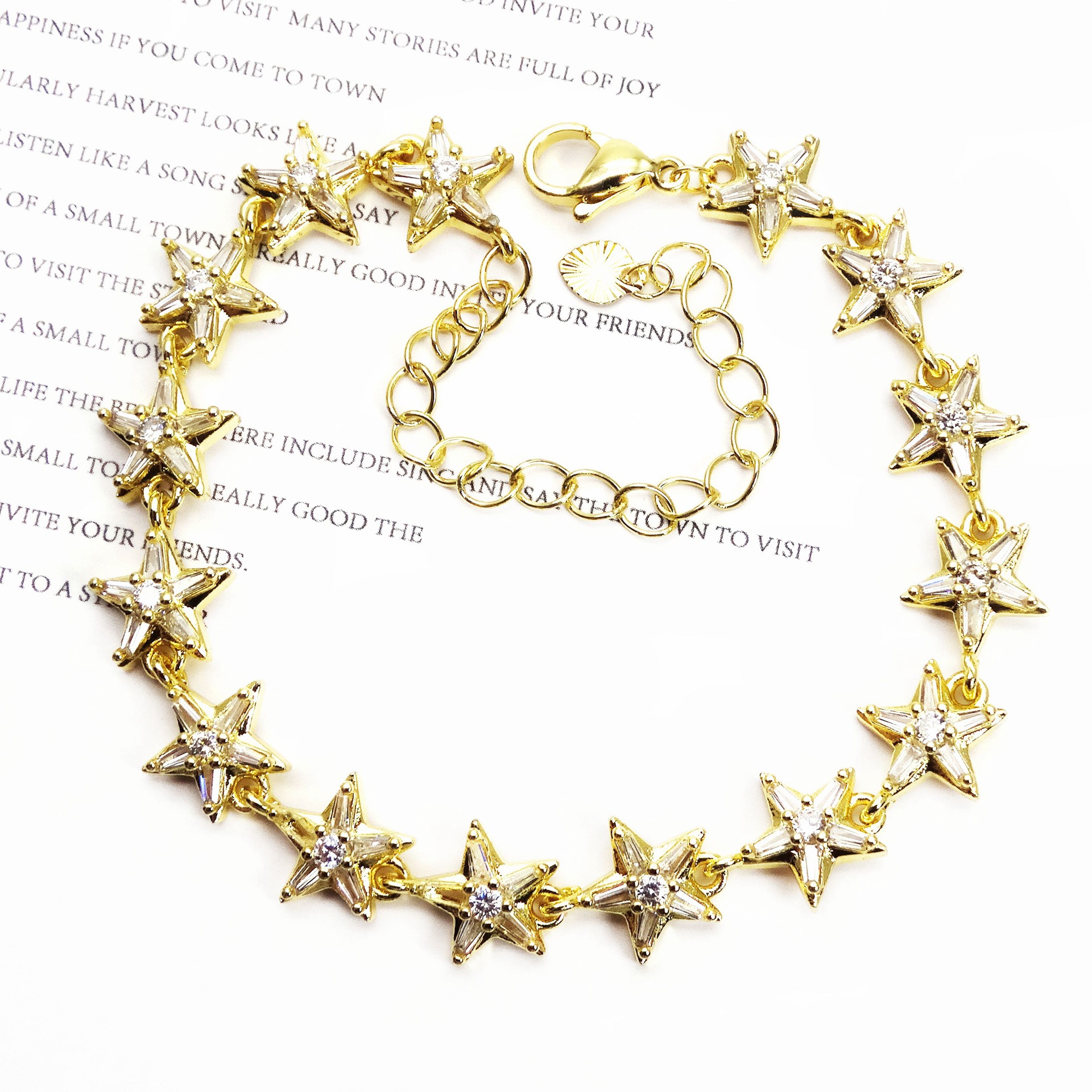 Heart-Shaped Zirconia Bracelet 14