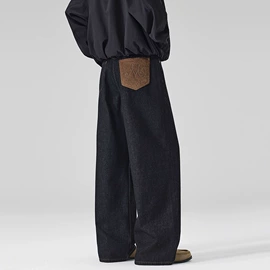 男式牛仔裤;男式休闲裤