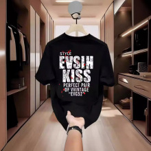 夏季陈冠希同款潮牌t恤男 休闲宽松纯棉短袖日系半袖体恤大码男装