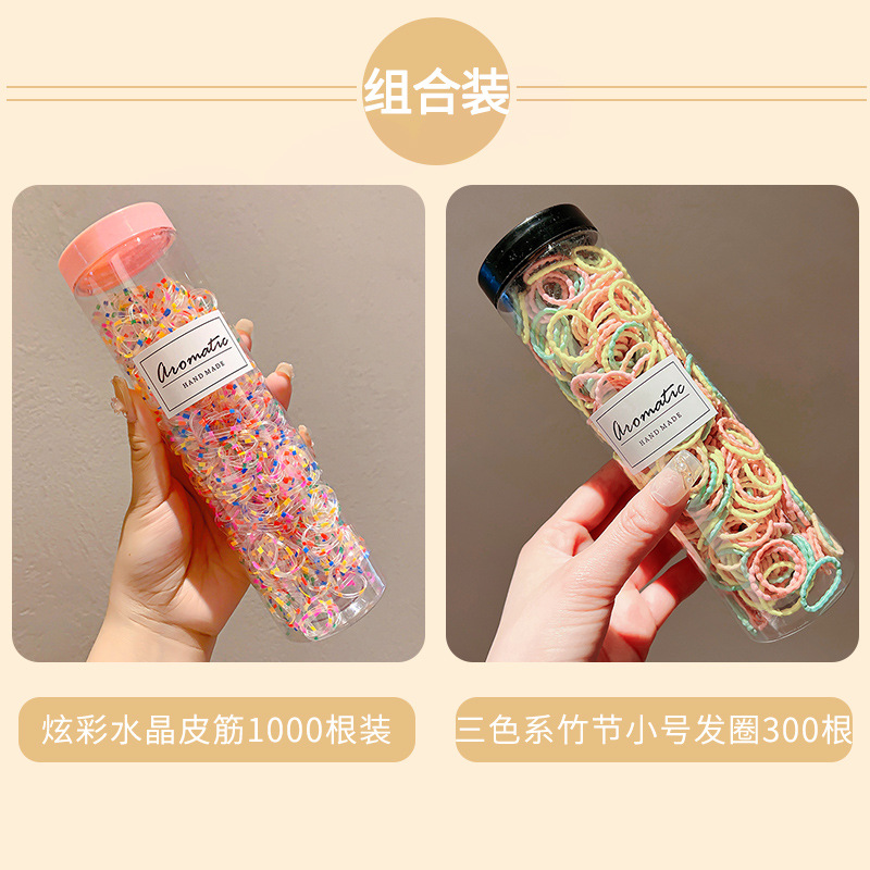 Banda de goma desechable para niños, el cabello del bebé no daña el cabello