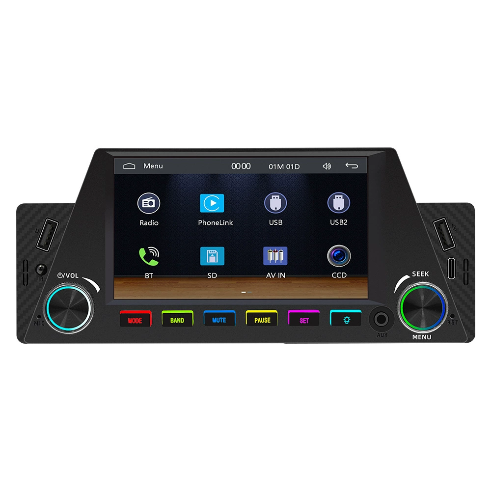 Новый продукт 4.7-дюймовый автомобильный проигрыватель MP5, беспроводной CarPlay, автомобильное HD-обратное зеркало после просмотра Bluetooth-радио