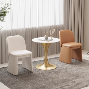Modern Simple Dining Chair Designer Home Desk Chair Cyber Popular Fabric Single Chair Milk Tea Shop Cafe Leisure Chair