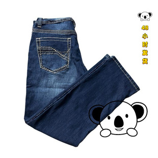 A 16422 Blue Slim Cigarette Jeans �{ɫ����ţ��ѝ