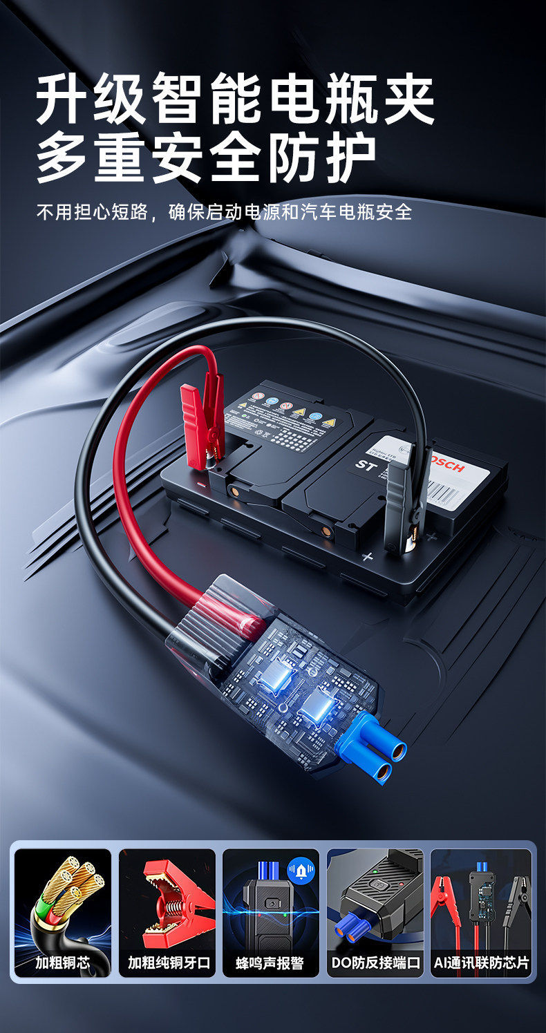 Car Air Pump, Electric Air Pump, Car Emergency Starting Power Supply All-In-One Device, Battery Booster, Battery Manufacturer Wholesale