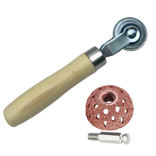 Tire Repair Tool, Wooden Rake Pressure Wheel, Tire Repair Grinding Head, Bowl-Type Low-Speed Grinding Head, 42 High-Speed Grinding Head