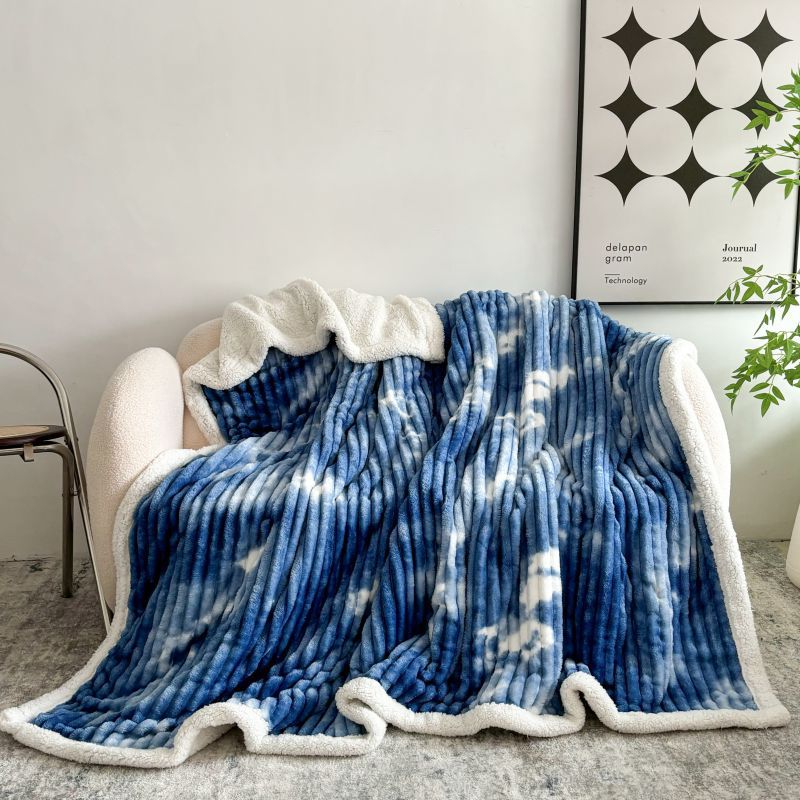 Manta de Franela para Siesta, Doble Capa y Engrosada para Hogar y Oficina image 11