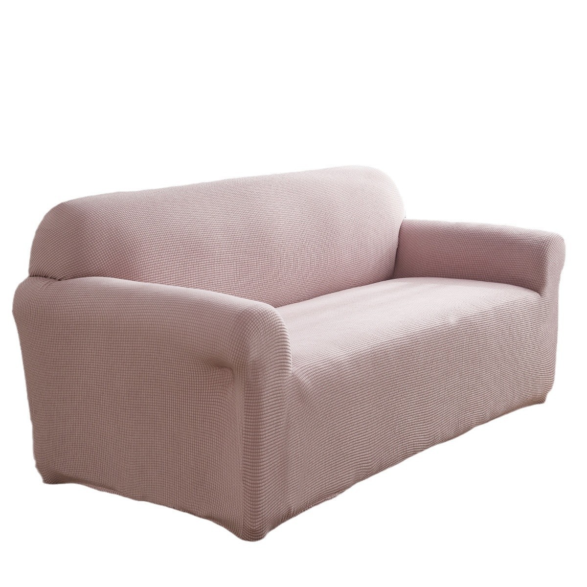 Funda de sofá elástica de vellón de maíz, funda de sofá universal con todo incluido, funda de sofá, funda completa para sofá doble_voghion.com