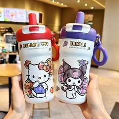 HelloKitty保温杯女生高颜值大容量外出携带咖啡杯可爱女学生水杯