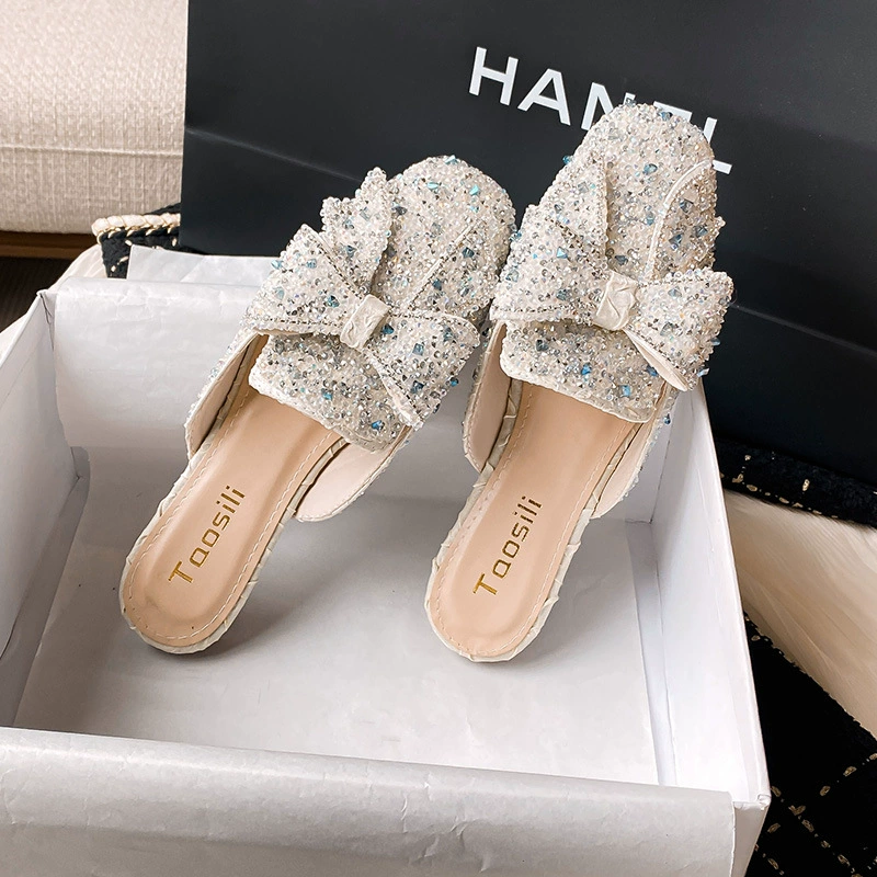 2024 новый корейский интернет-красный дикий плоский пол-поднос обувь