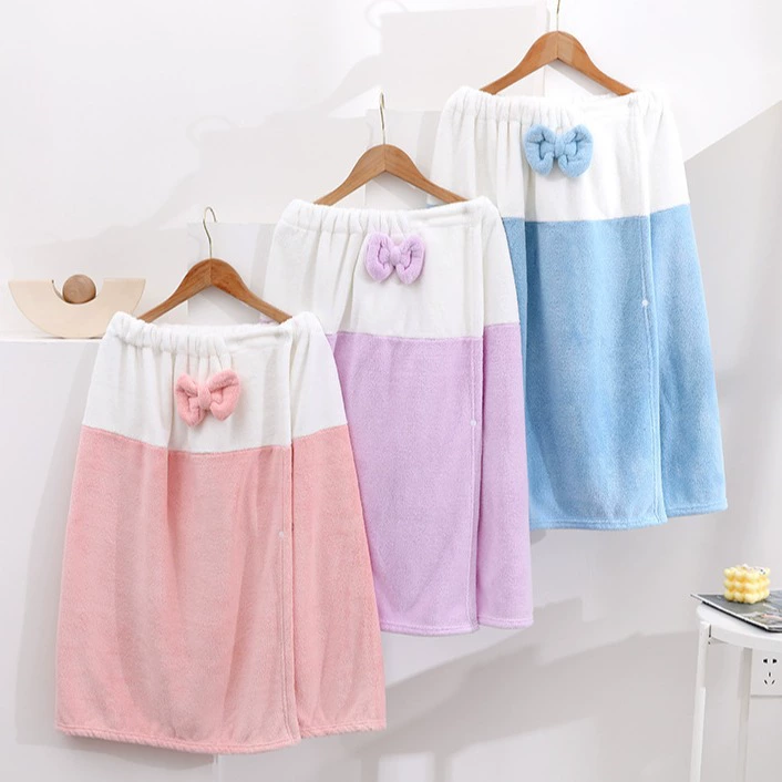 Коралловый бархат можно носить банные полотенца