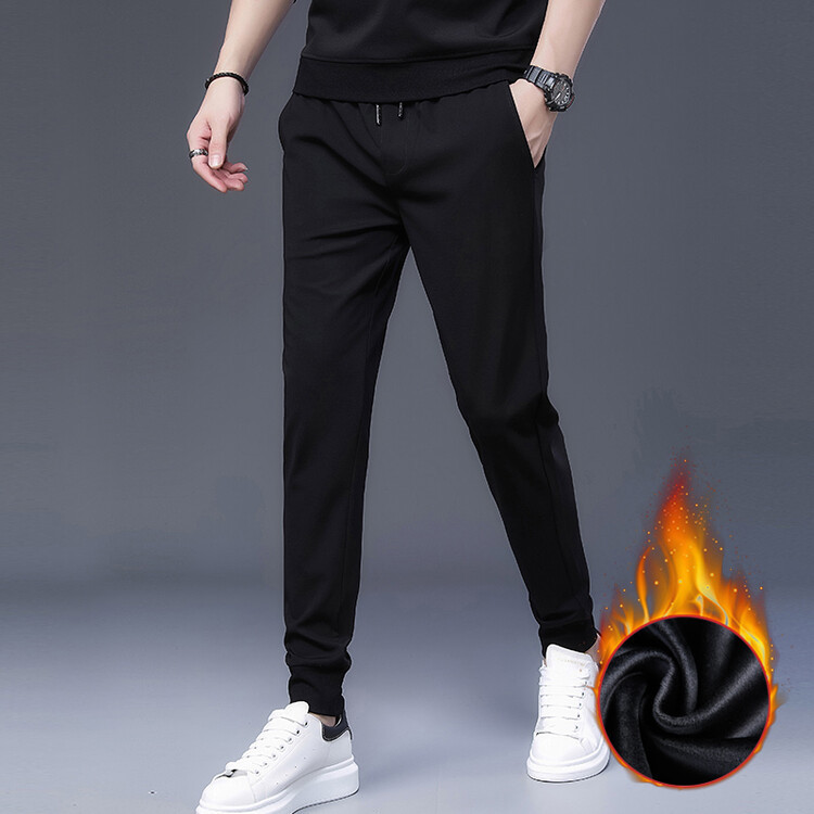 Spring and Autumn New Men's Casual Pants Youth Korean Style High-Waisted Slim Pants Trendy Sports Long Pants Men's Casual Pants