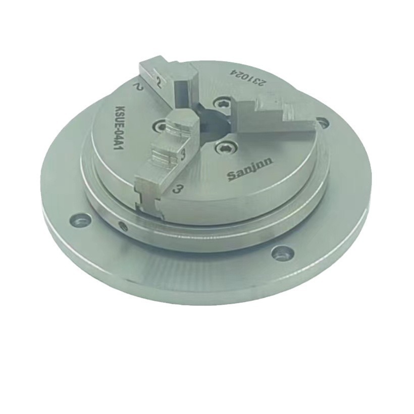 不锈钢卡盘-超薄型夹盘精密多功能自锁弹簧钢夹紧