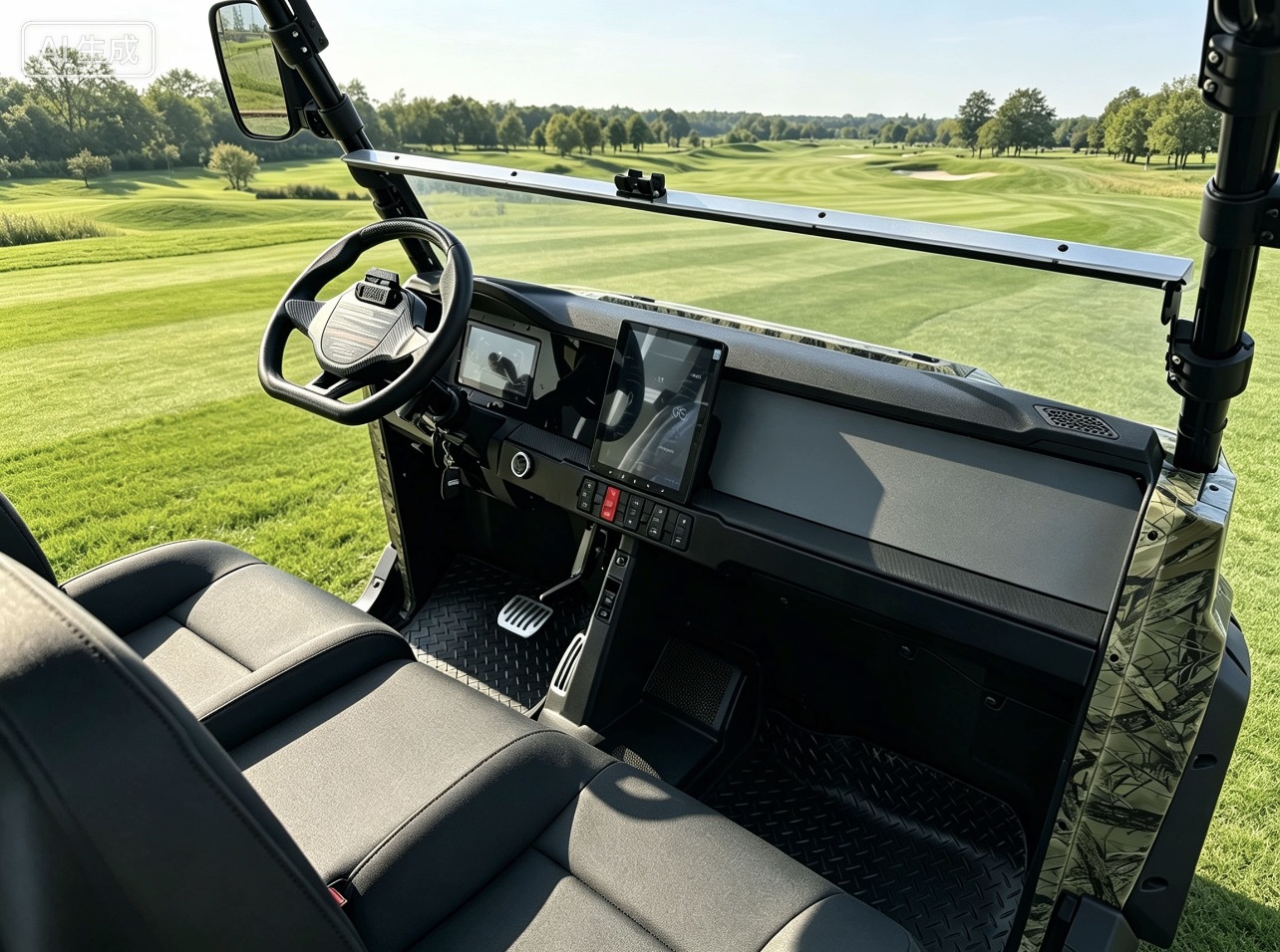 Electric four-wheel drive UTV all-terrain vehicle for farm, orchard, mountainous complex terrain, commuting, cargo transport, and sightseeing