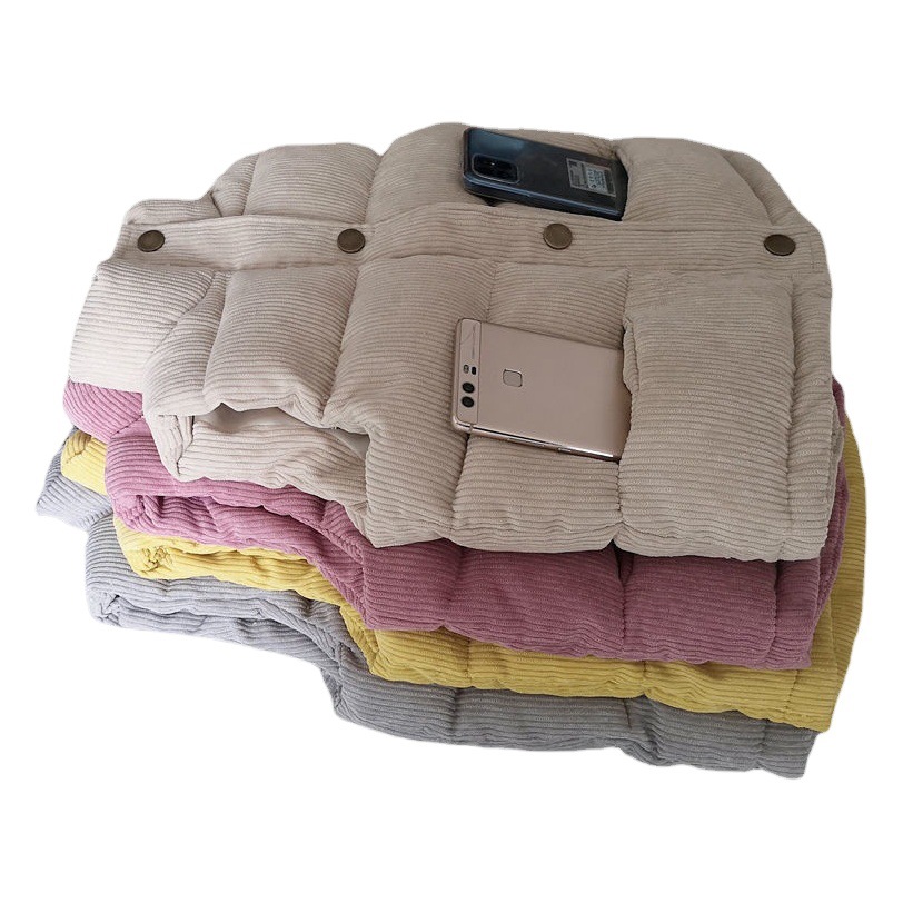 Chaleco para niños y niñas engrosado cálido desgaste exterior PANA Otoño e Invierno Chaleco de algodón bebé torre exterior chaleco