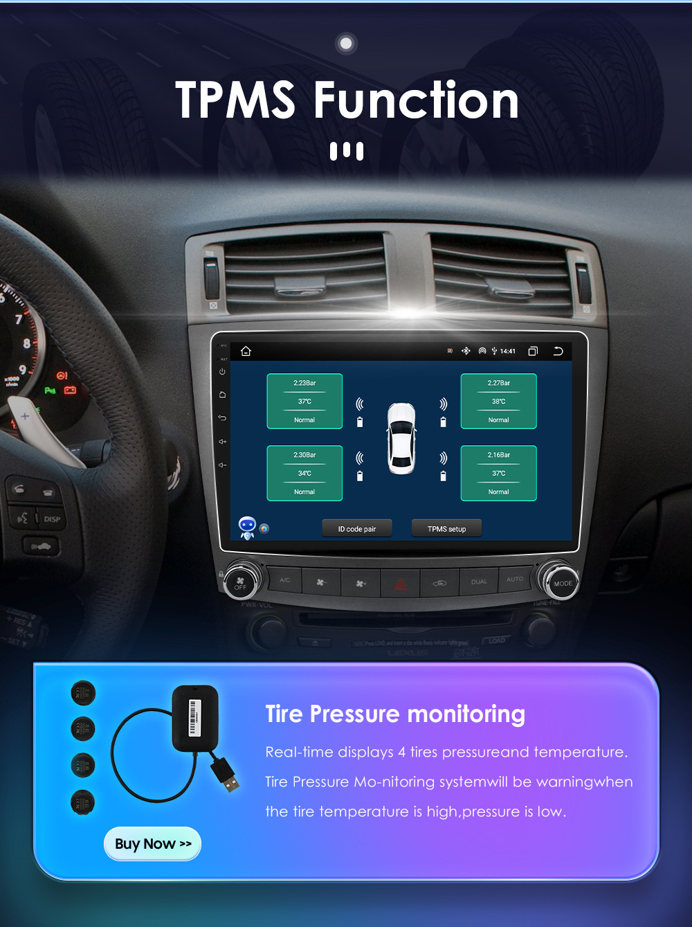 Cross-border Android navigation is suitable for 06-12 Lexus IS250 central control large screen car navigation all-in-one