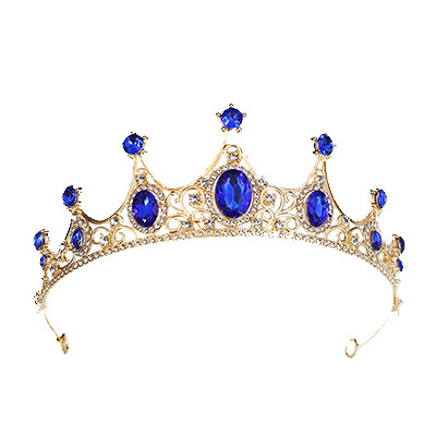 Cross-border bride accessories alloy headdress for girls' birthday gifts hair accessories for girls crown fashion headband princess crown
