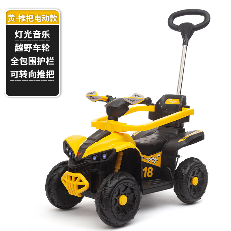 Coche de juguete eléctrico para niños, tobogán todoterreno, asiento para niños, control remoto recargable, doble tracción, todoterreno, cuatro ruedas al por mayor