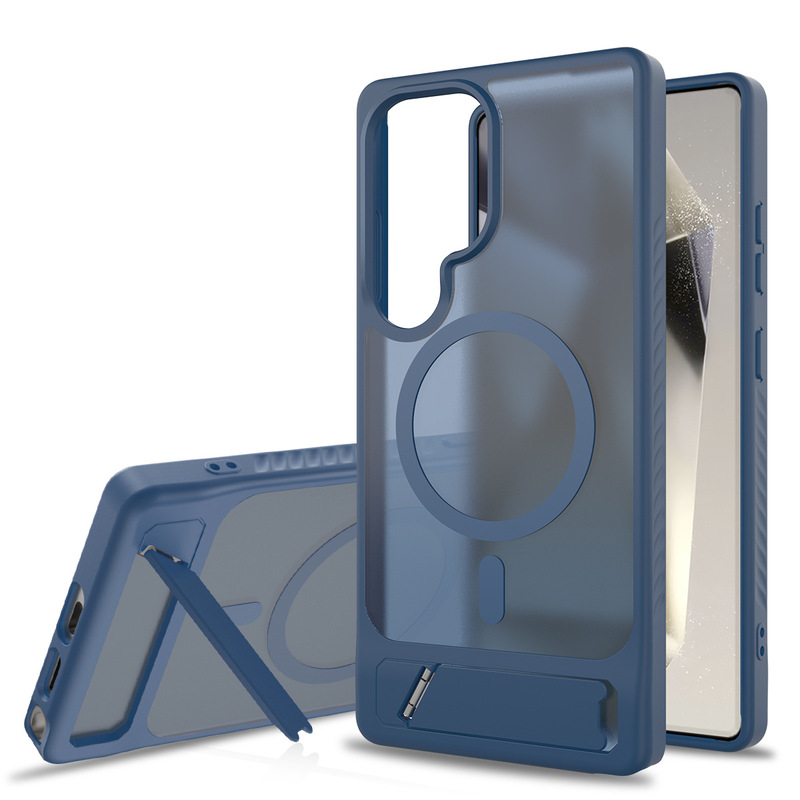 Samsung S25Ultra Fengshang 磁気携帯電話ケース S24Ultra スタンド S23Ultra 落下防止保護カバーに適しています。|undefined