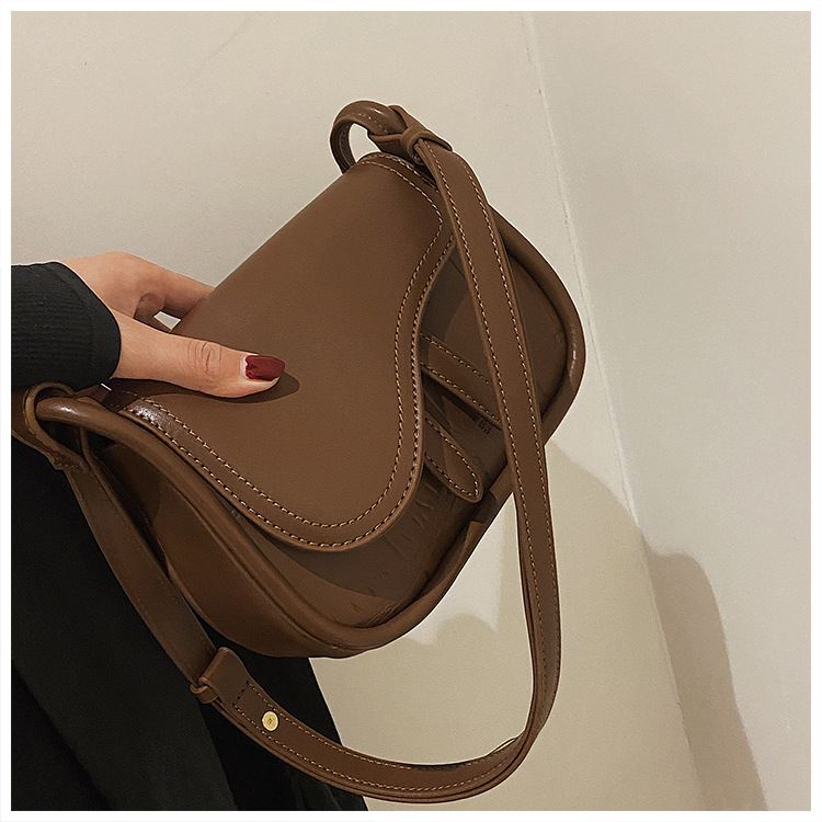 Fashion Solid Color Stone Pattern Geometric Messenger Square Bag Wholesale display picture 3