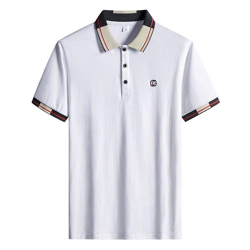 現(xiàn)貨男士短袖polo衫工作服翻領(lǐng)t恤 夏季新款文化衫企業(yè)工衣印logo