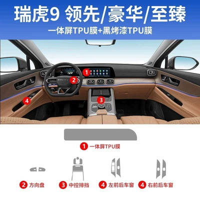 Gear Shift Navigation Film Modification-Tpu, Car interior film - model-23-25-one-piece-screen-soft-film-piano-paint-surface