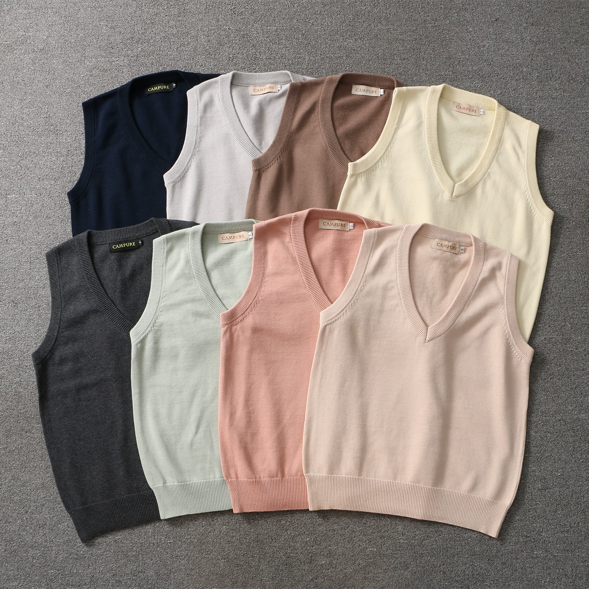 Оригинальный сплошной цвет JK униформа жилет японский v-образный наконечник осенний и зимний свитер жилет школьный свитер вязаный свитер для мужчин и женщин новый стиль
