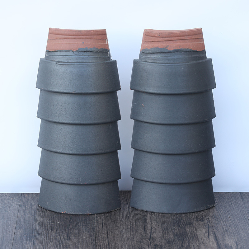 连体小青瓦仿古瓦中式屋檐门头装饰瓦片古建瓦寺庙仿古树脂屋面瓦