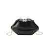 Fashionable cosmetic bag, one-shoulder bag on chain, phone bag