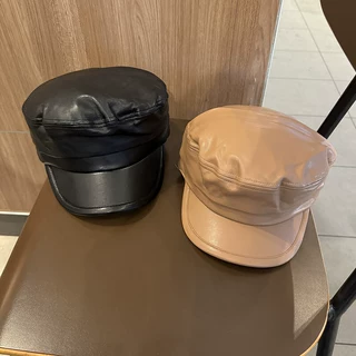 儿童帽子春秋贝雷帽女童鸭舌帽皮质英伦八角帽秋冬男童宝宝画家帽