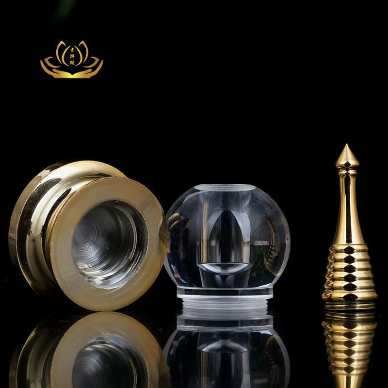 Лотосная акустическая реликвия типа E, акриловая пагода-ступа Бодхи, прозрачная тибетская сосуд-нектар для храма