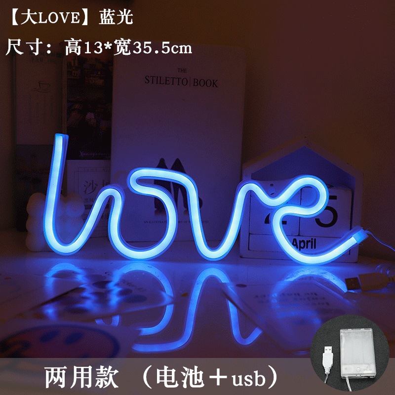 Transfronterizo ins Nueva Santa propuesta confesión luz de neón luz LED luz de modelado decoración del dormitorio Internet celebridad luz decorativa de la noche