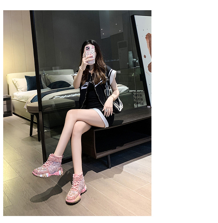 C4611 1120K GIÀY THỂ THAO NỮ CANNKTR GẮN ĐÁ MÙA HÈ THOÁNG KHÍ ĐẾ CAO GIÀY DÉP NỮ G04 SẢN PHẨM MỚI